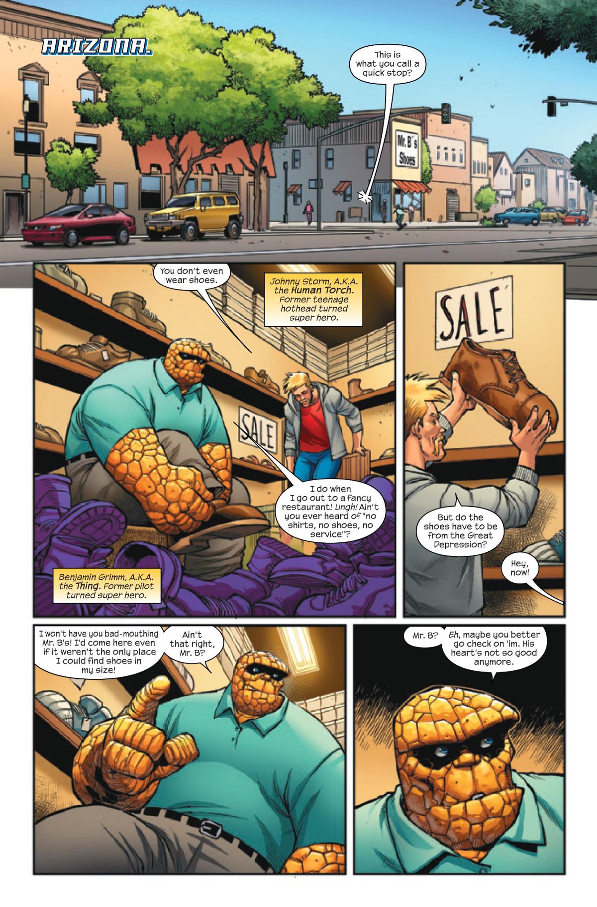 Fantastic Four Annual #1 interior text