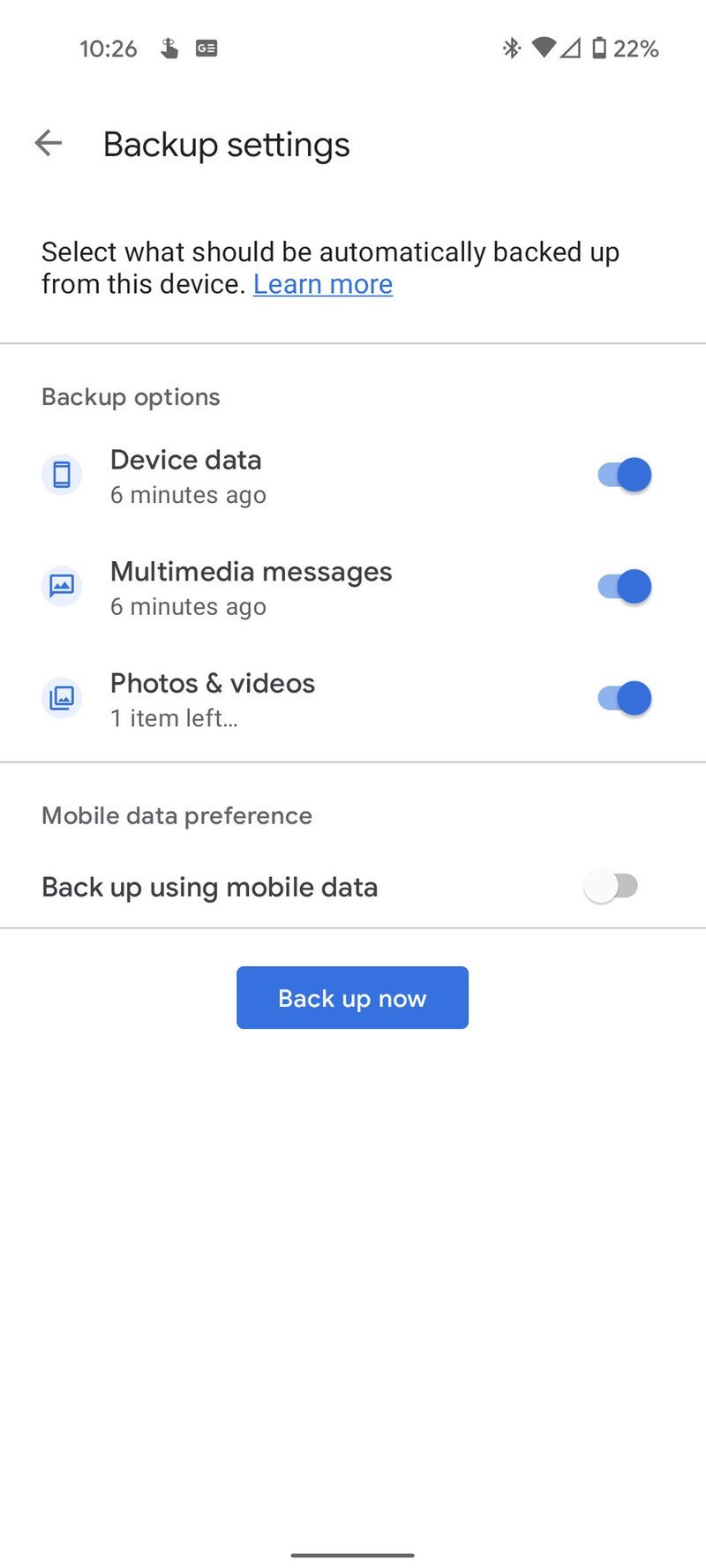 How To Back Up Your Android Phone And Data With Google One | Android ...