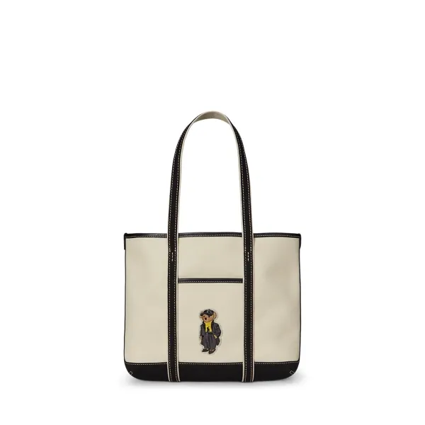 ralph lauren, Polo Bear Canvas Small Shopper Tote