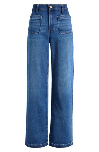 Emmett wide leg jeans with patch pockets