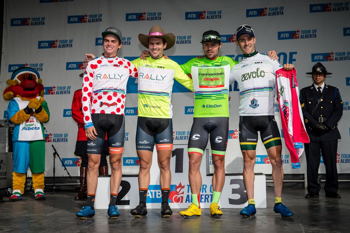 The jersey leader's after stage 3