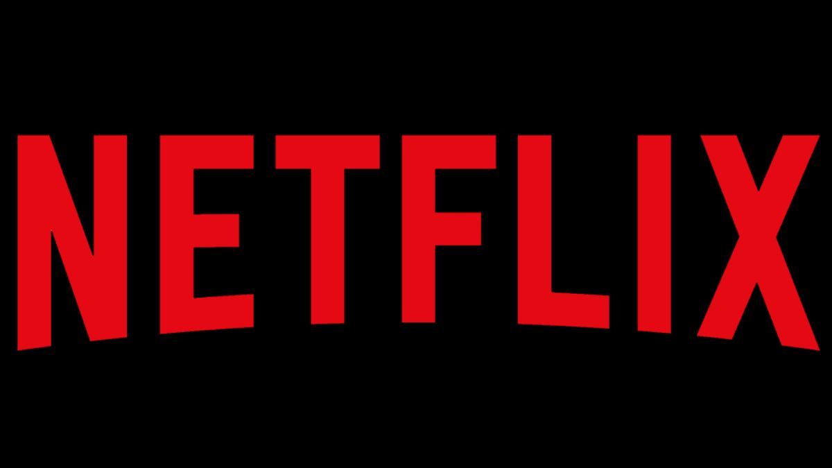 Netflix logo in black and red