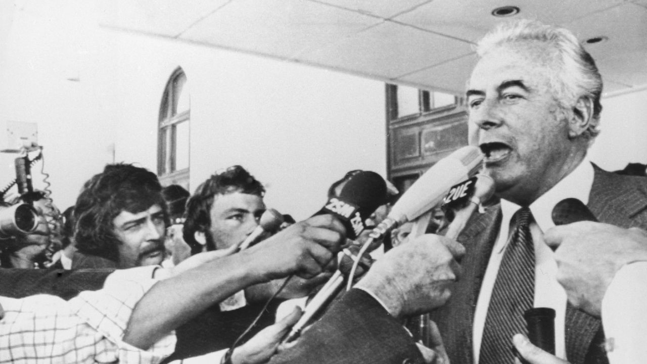 Former Australian prime minister Gough Whitlam