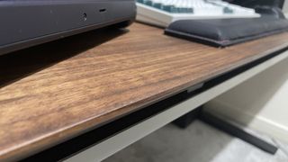 A walnut Grovemade desk