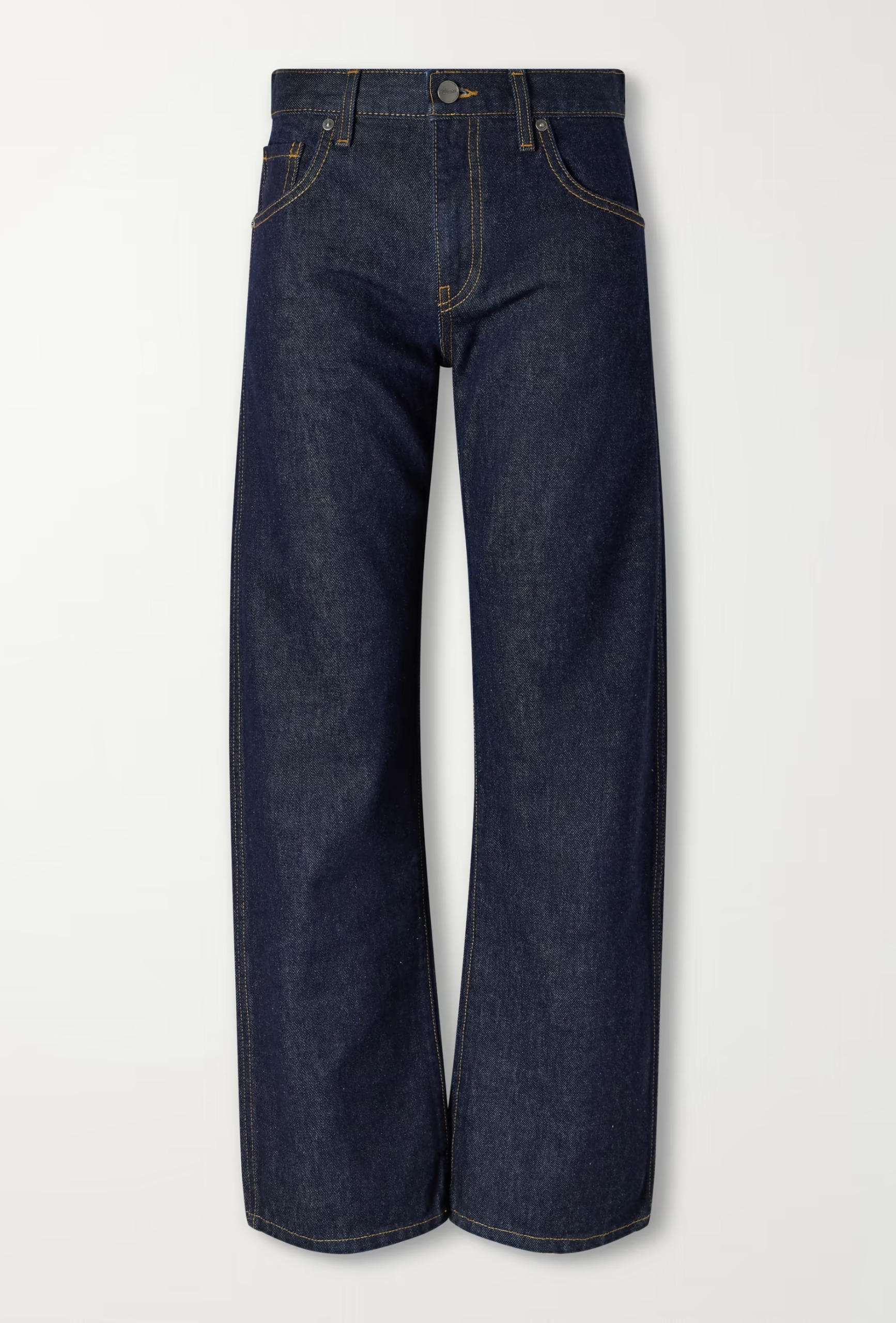KHAITE, Kerrie Mid-Rise Straight-Leg Jeans