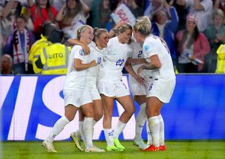 England coasted to semi-final success over Sweden to set up a final against Germany.