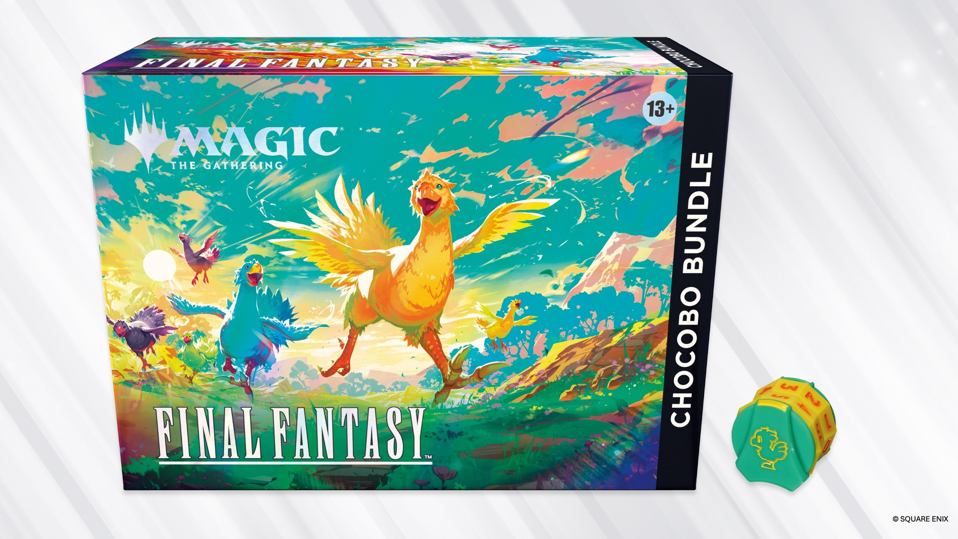 MTG Final Fantasy products on a plain background