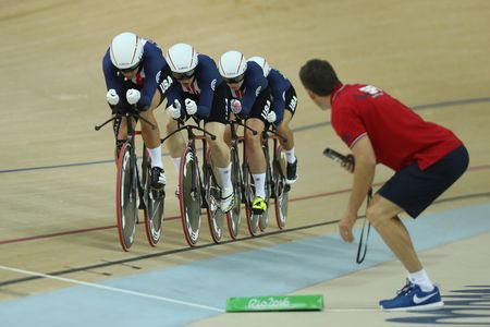 USA ride to silver in the women's team pursuit at the Rio Olympics
