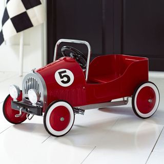 Red Retro Pedal Car Ride-On