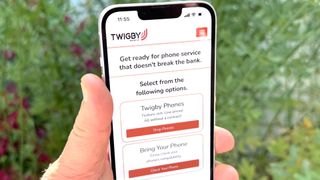 Twigby Mobile app on an iPhone 14