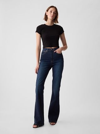 High Rise '70s Flare Jeans