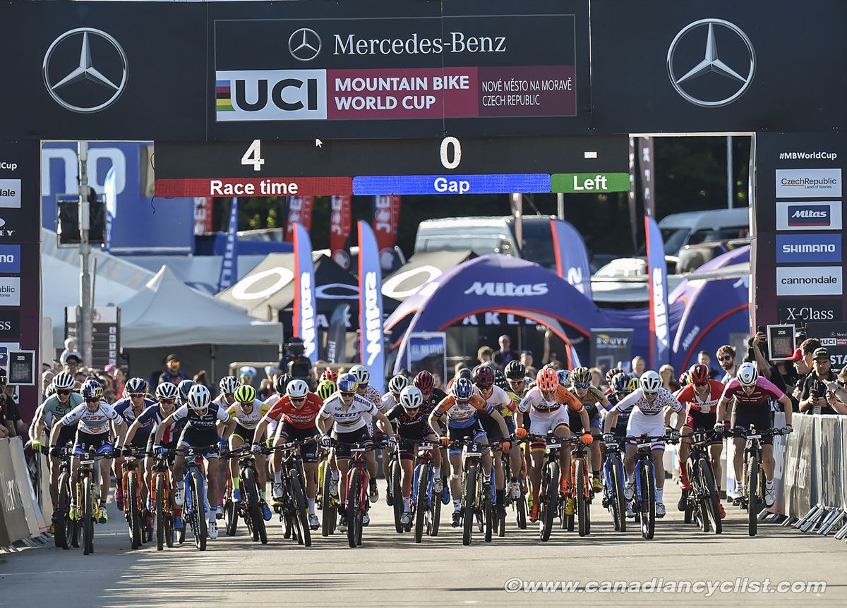The women's short track start