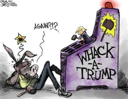 Political cartoon U.S. Trump Georgia election loss