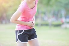 runner, athlete, stomach pain
