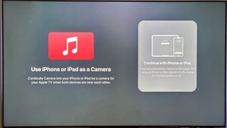 Apple Music Continuity Camera