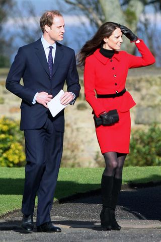 Prince William and Kate Middleton visit St Adrews