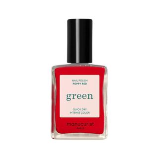 Manucurist Green Nail Polish in shade 'Poppy Red'