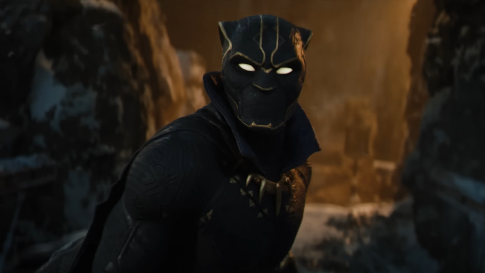 Black Panther looking forward during the upcoming Xbox Series X game, Marvel 1943: Rise of Hydra