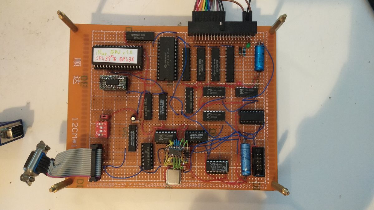 This hardware enthusiast wanted to build the world's worst graphics card with 128KB ROM - but couldn't manage to drop to a VGA resolution