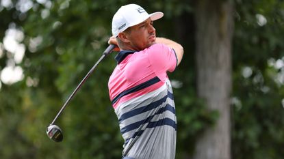 Bryson DeChambeau is taking part in the World's Longest Drive Championship in Nevada