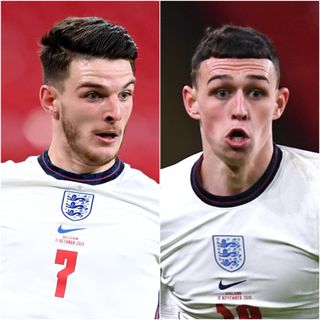 Declan Rice and Phil Foden