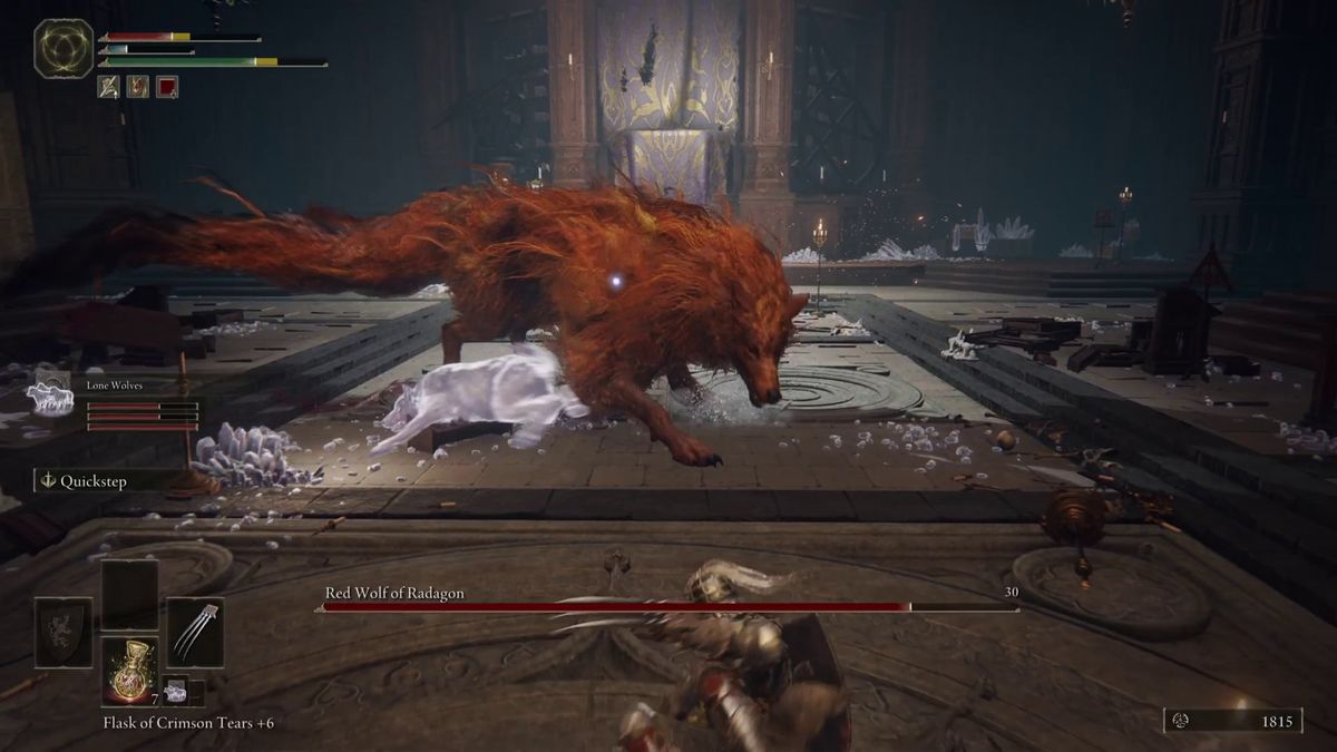 How to beat the Elden Ring Red Wolf of Radagon boss fight | GamesRadar+