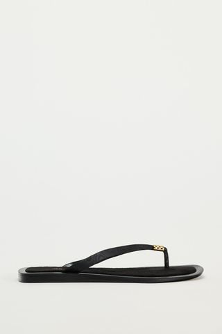 zara, Flat Velvet Sandals