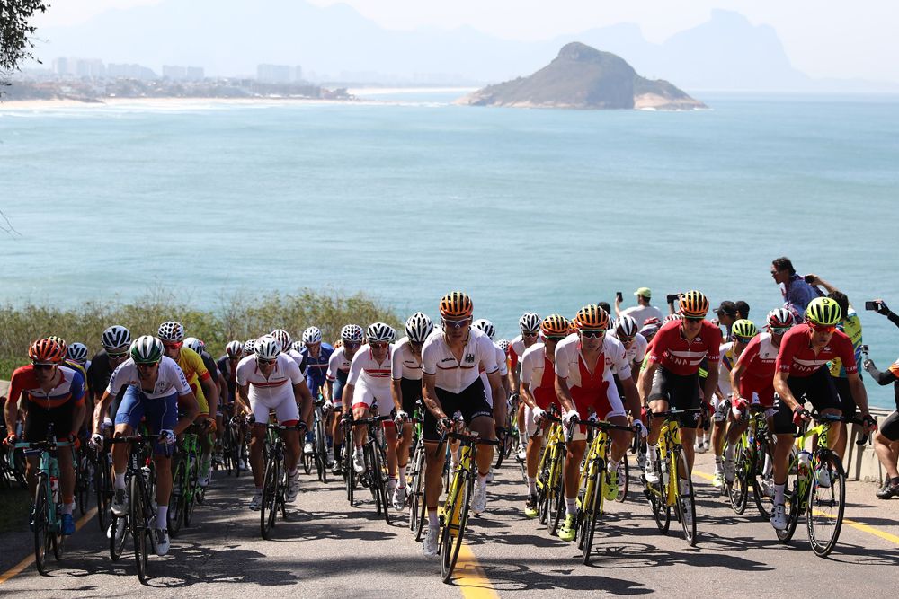 Stunning sights at the Rio Olympic road race