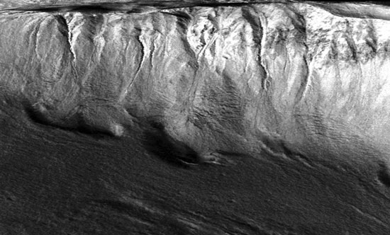 Melting Glaciers Sculpted Mars Gullies