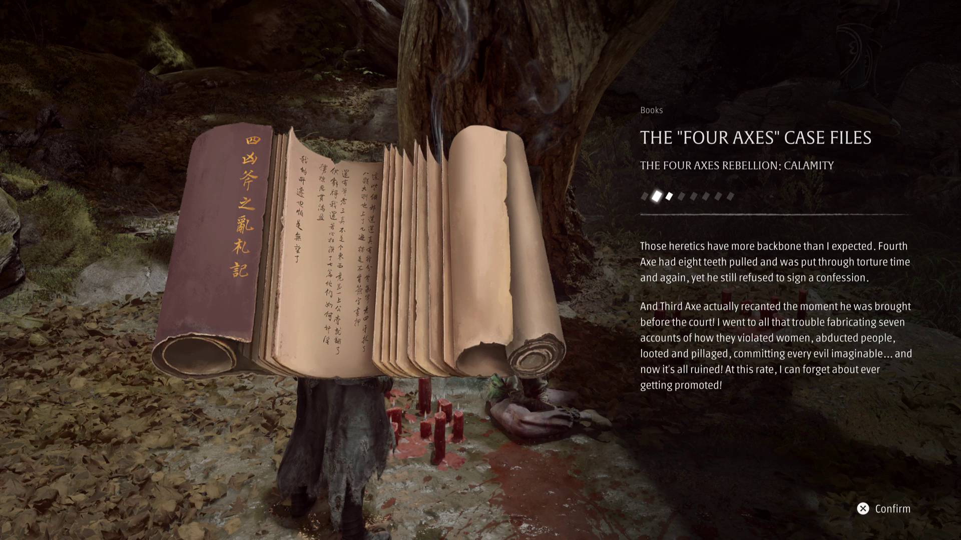 Phantom Blade Zero Four Axes Case File calamity