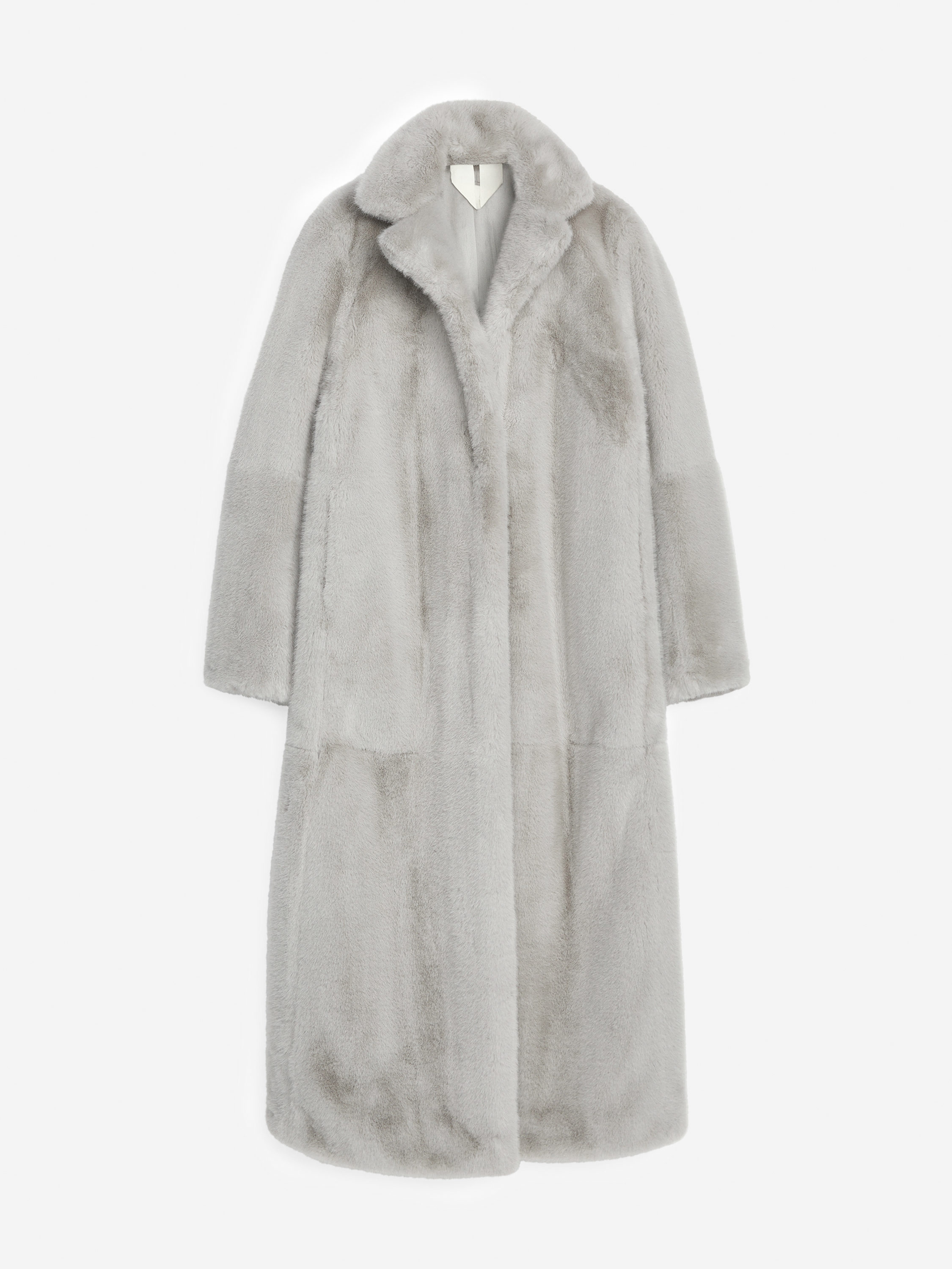 Faux Fur Coat &amp;ndash; Grey &amp;ndash; Women &amp;ndash; Arket Gb
