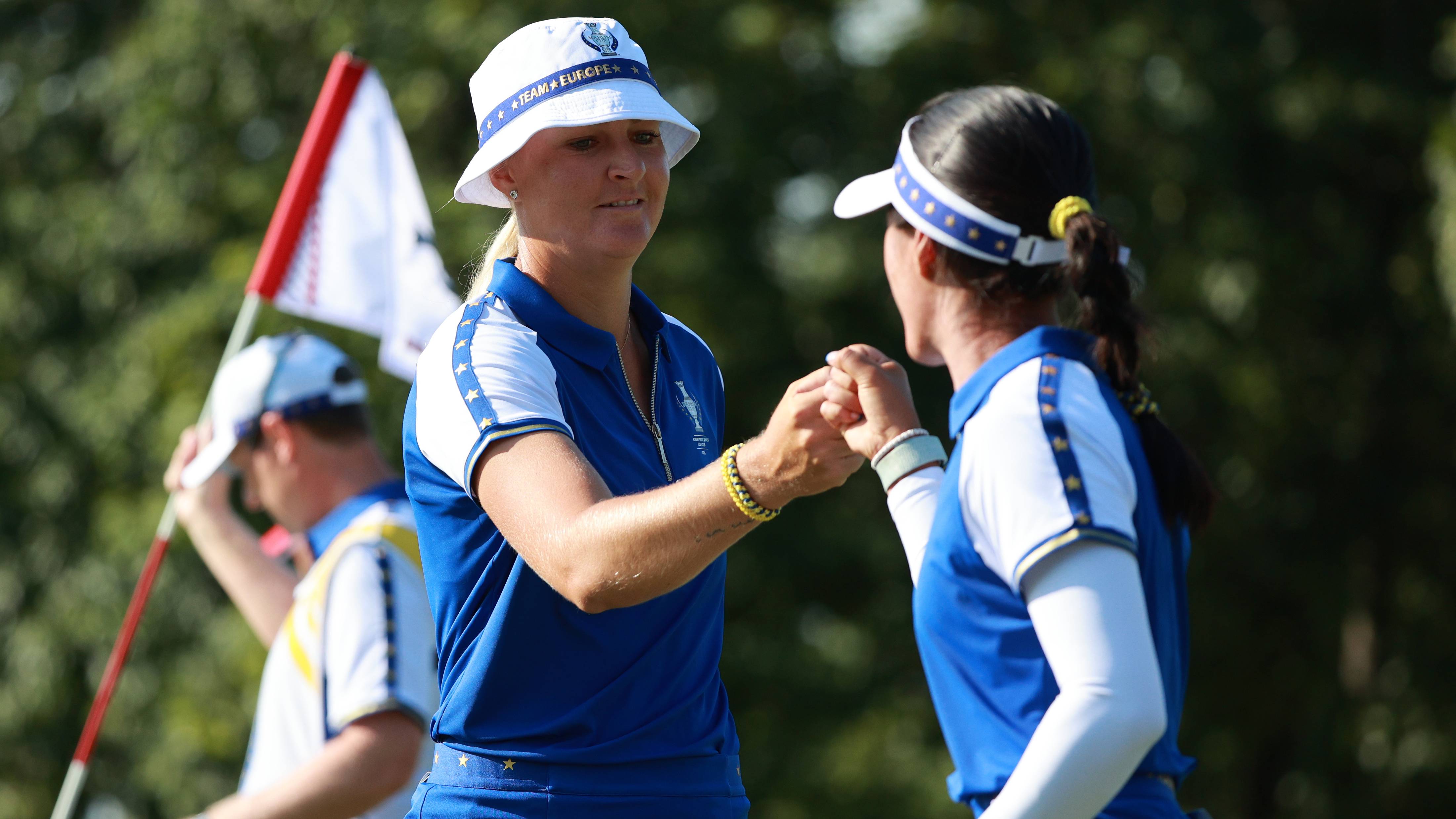 Anna Nordqvist and Celine Boutier, Solheim Cup 2024