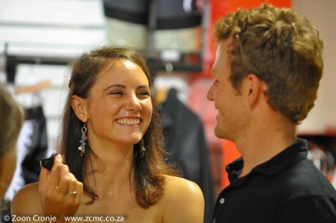 Burry Stander and his wife Cherise