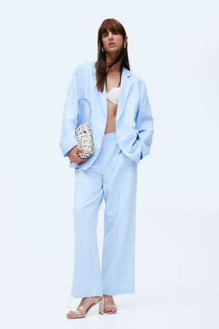 H&M Linen-blend trousers