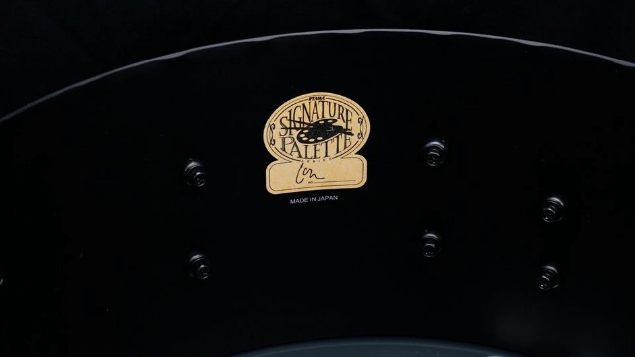 Tama Ltd Edition Lars Ulrich Black Album Signature Snare