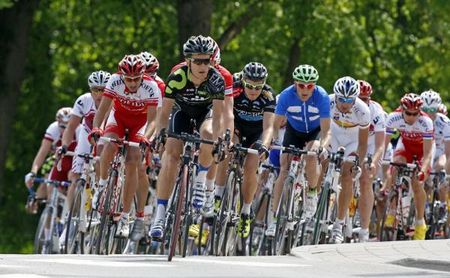 The peloton in action in the 2011 SEB Tartu Grand Prix.
