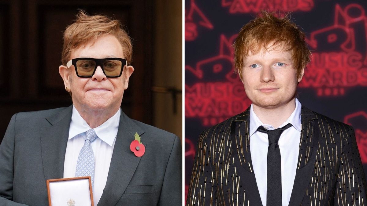 Ed Sheeran and Elton John's Merry Christmas teased with clip | Woman & Home