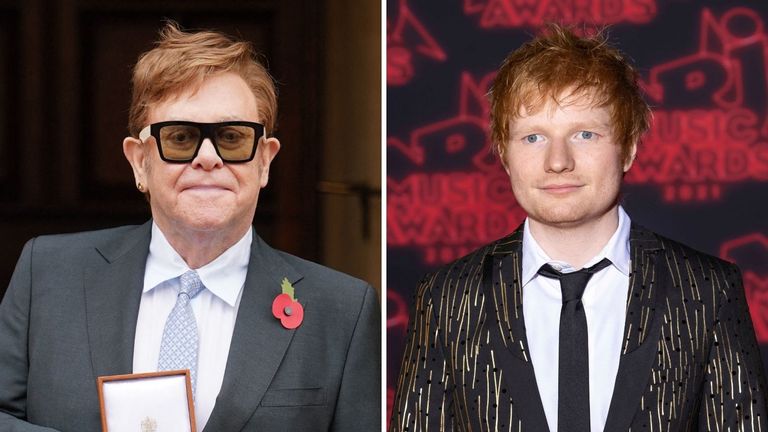 Ed Sheeran and Elton John's Merry Christmas
