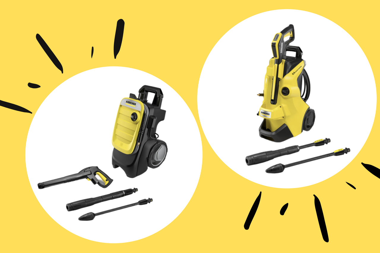 A collage of Black Friday Karcher pressure washer deals