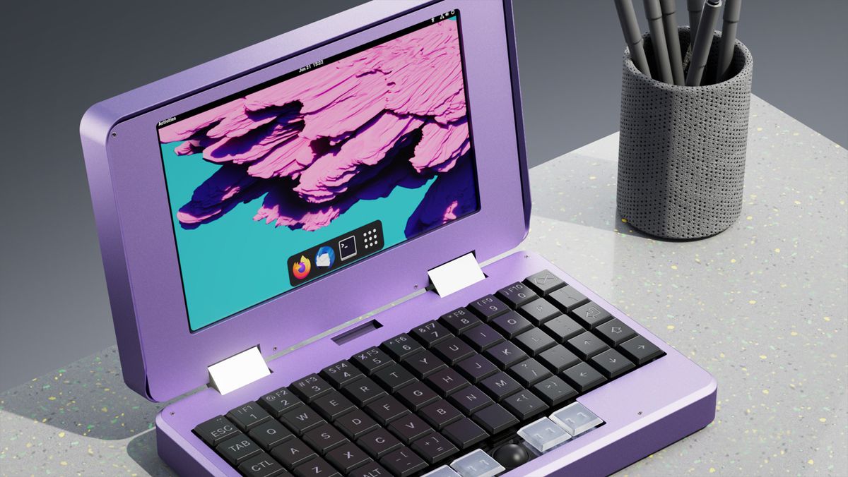 Gaming laptops could learn a lot from this adorable open source mini laptop