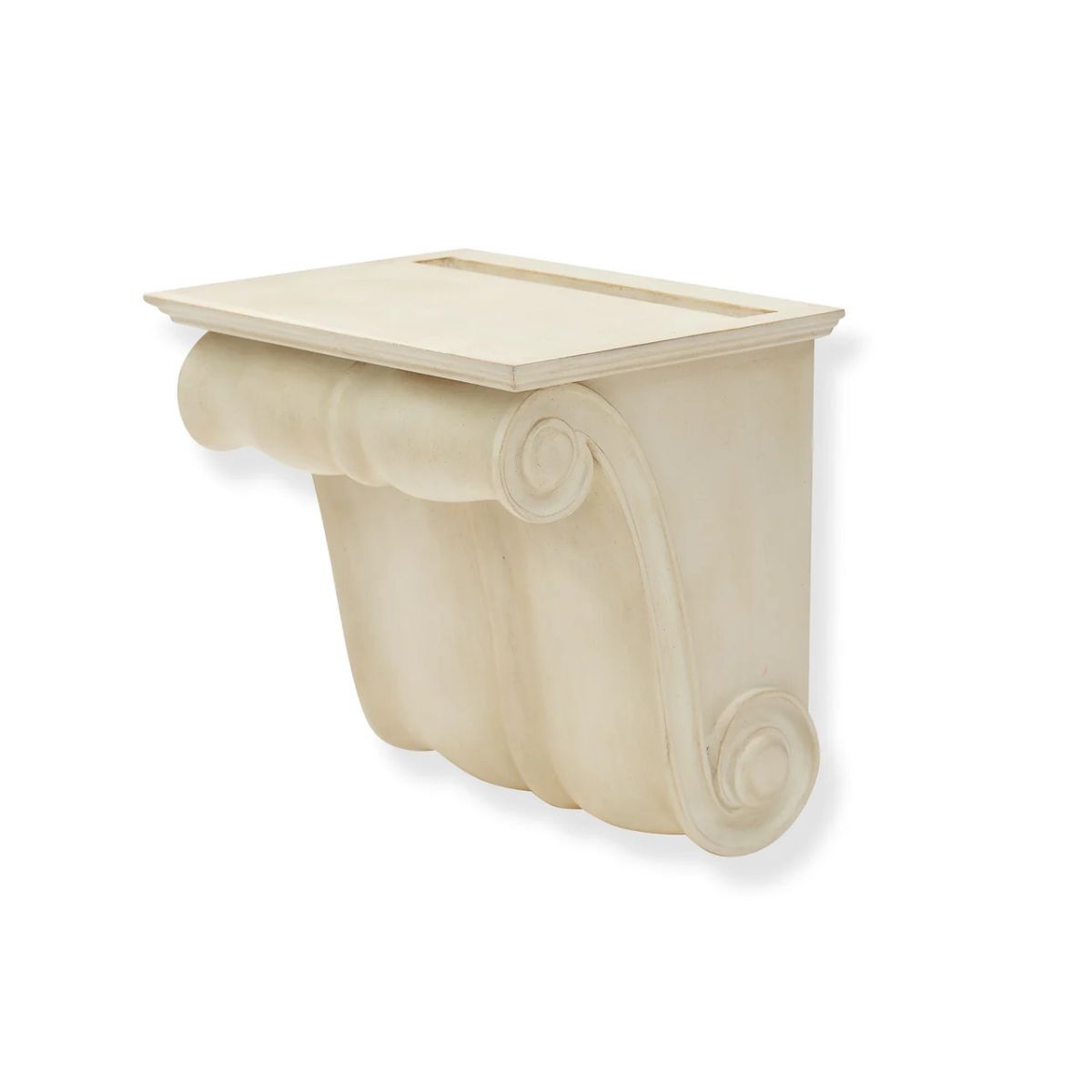 A cream wall bracket