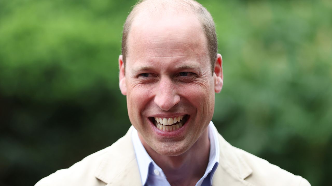 Prince William dashing