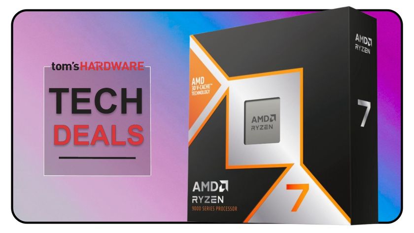 Tech Deals cover featuring an AMD Ryzen 7 9800X3D retail box.