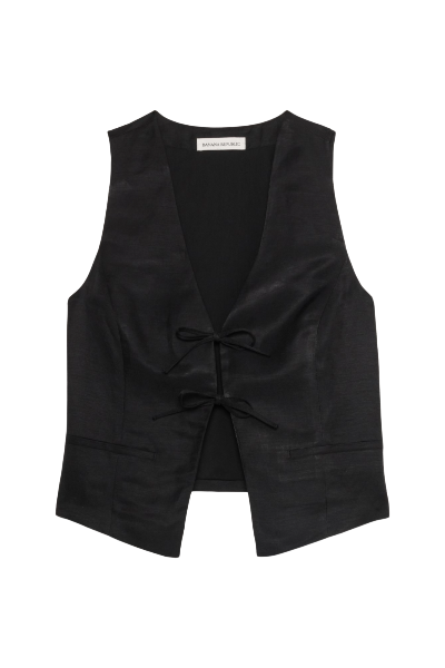Banana Republic, Viscose-Linen Tie Vest