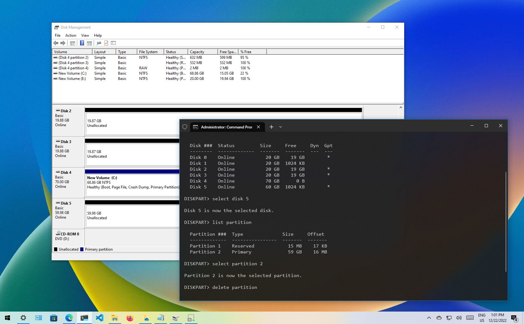 tidsplan højdepunkt Skat How to delete a drive partition on Windows 10 | Windows Central