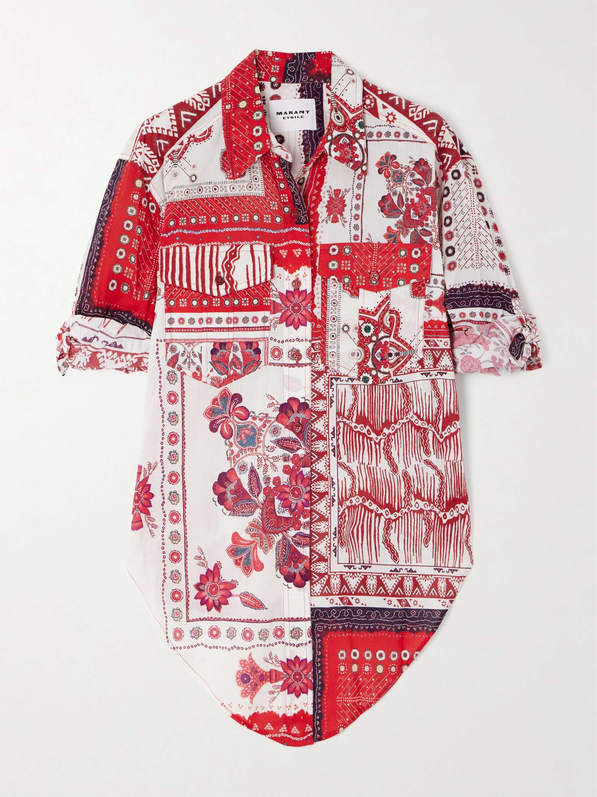 Nathy Bandana-Print Cotton Shirt