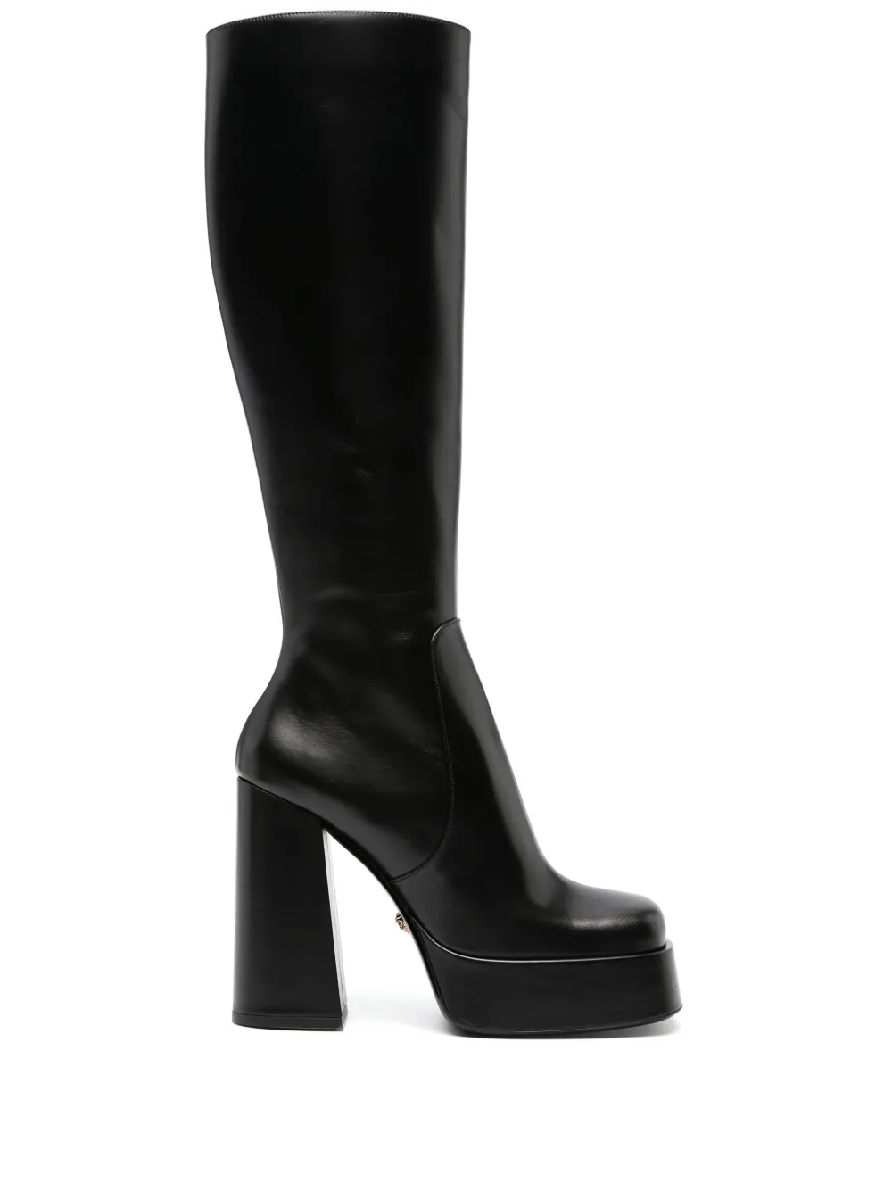 Versace Aevitas 125mm Leather Platform Boots | 37