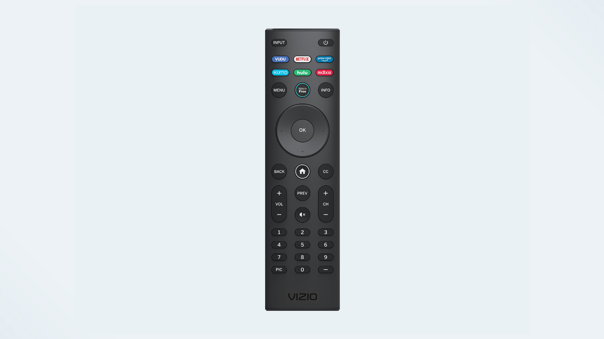 Universal Remote For Vizio Smart TVs – V-Series V505-H9, V435-G1 – Replaces XRT136