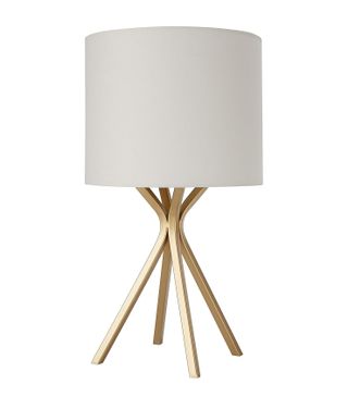Rivet, Gold Bedside Table Desk Lamp 