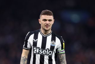 Kieran Trippier of Newcastle United during the Premier League match between Aston Villa and Newcastle United at Villa Park